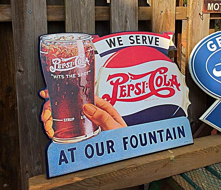 Old New ヴィンテージstyle/ペプシコーラ/カンパニー サインボード#アメリカン#アメ雑#世田谷ベース#ヴィンテージ#PEPSI-COLA#王冠#Coke拍卖