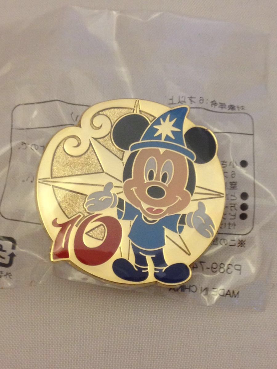 ディズニーシー disney ピンバッチ 非売品 限定 10周年 入手困難★拍卖