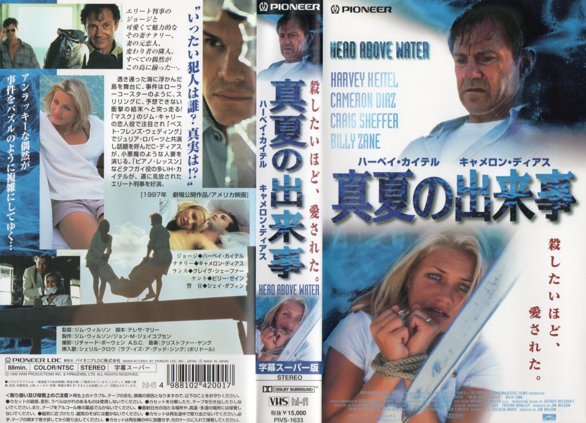 真夏の出来事 字幕スーパー版 ハーベイ・カイテル/キャメロン・ディアス VHS拍卖