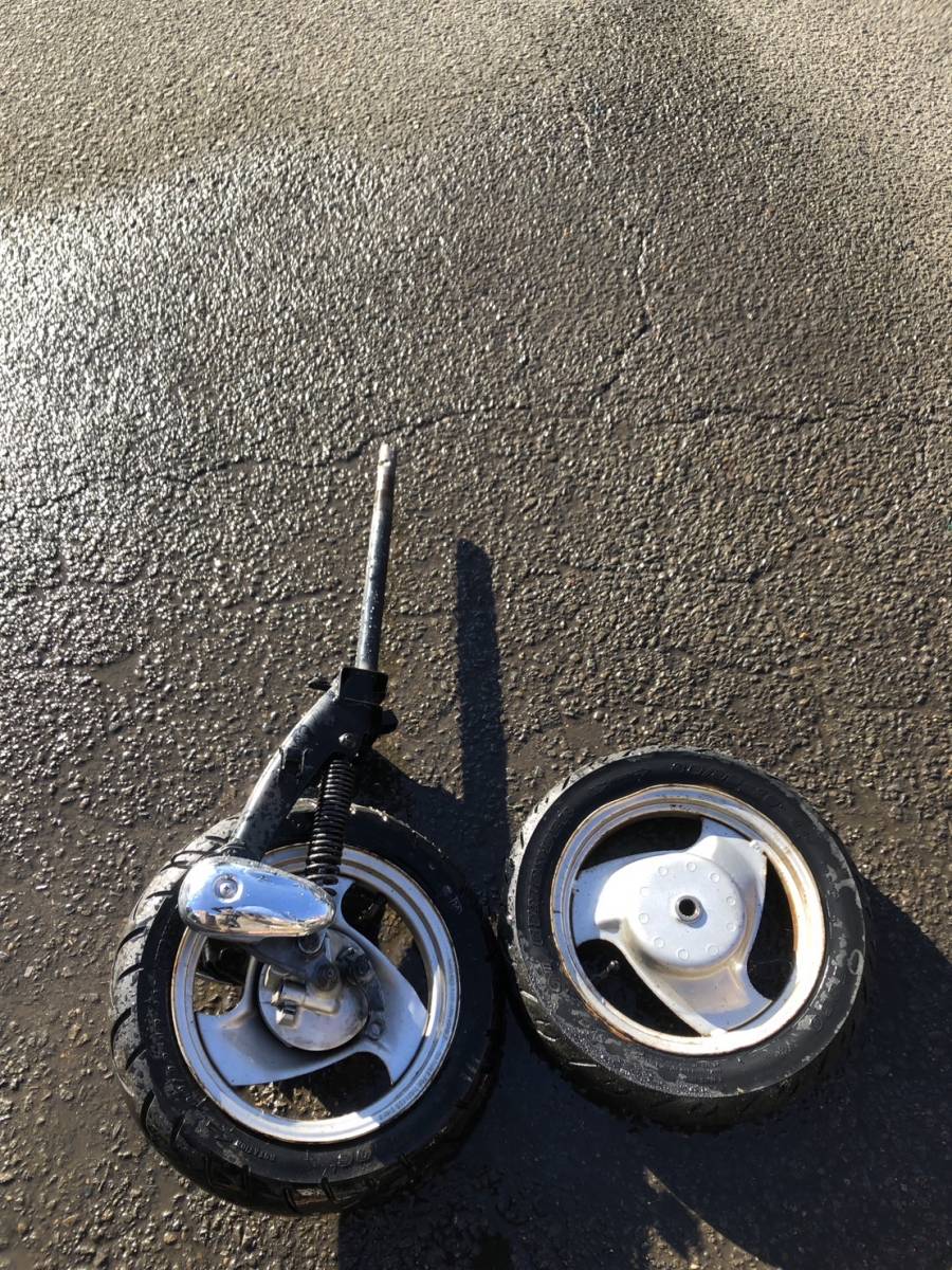 【45457】 ビーノ 5AU (15番台~) ホイールセット フロントフォーク(1本×) ステム拍卖