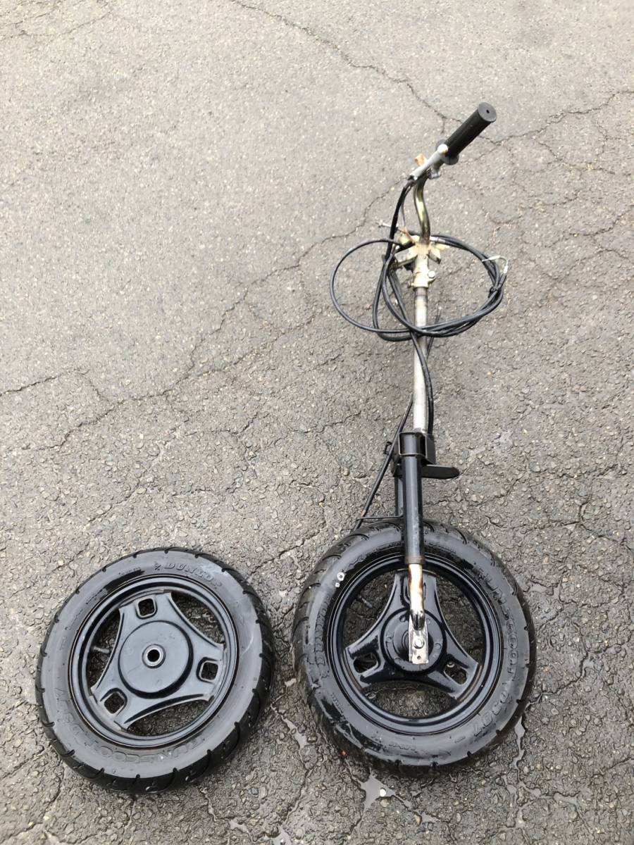 【45508】 レッツ2 CA1PA (223番台~) 足回り ハンドル フロントフォーク ステム ホイールセット ワイヤー類 レバー ドラム拍卖