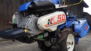 イセキ 農用歩行型トラクター KK50-F6 マルチロータリーMR8 管理機 耕耘機 プロ仕様 回転ハンドル 羽あげロータリー拍卖