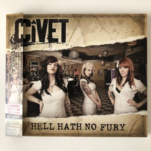 B10748 CD(中古)ヘル・ハス・ノー・フューリー シヴェット 帯つき 美品拍卖