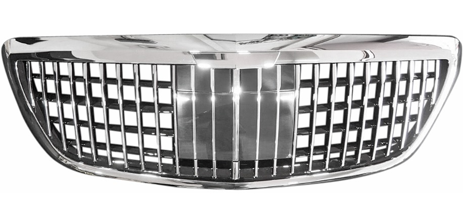 【M's】W222 ベンツ AMG Sクラス (2013y-2020y) 後期マイバッハ仕様 フロントグリル / 社外品 メルセデス BENZ X222 縦フィン パーツ 4390拍卖