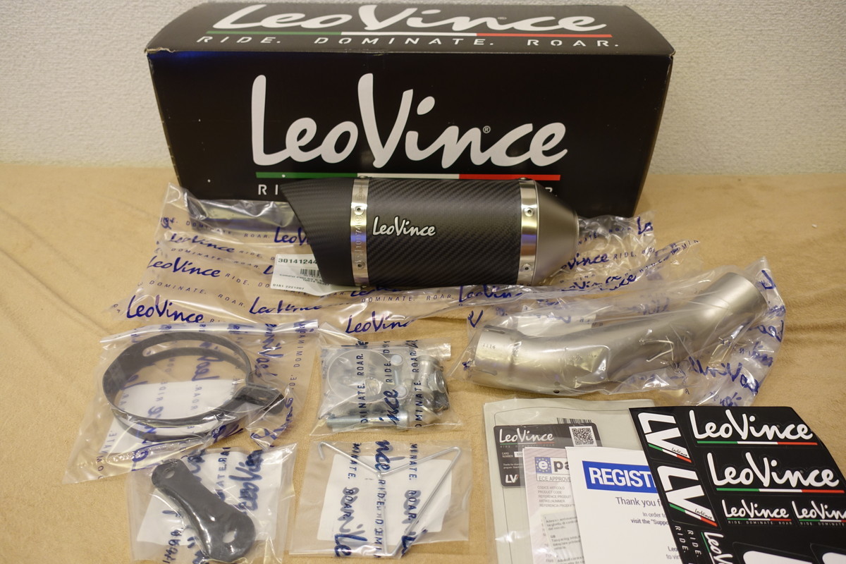 レオビンチ Z900 (17-19)(海外 35Kw/70Kw) LV PRO ECE-Approved カーボンスリップオンマフラー 定価106,370円 leo-14172E LeoVince 3拍卖