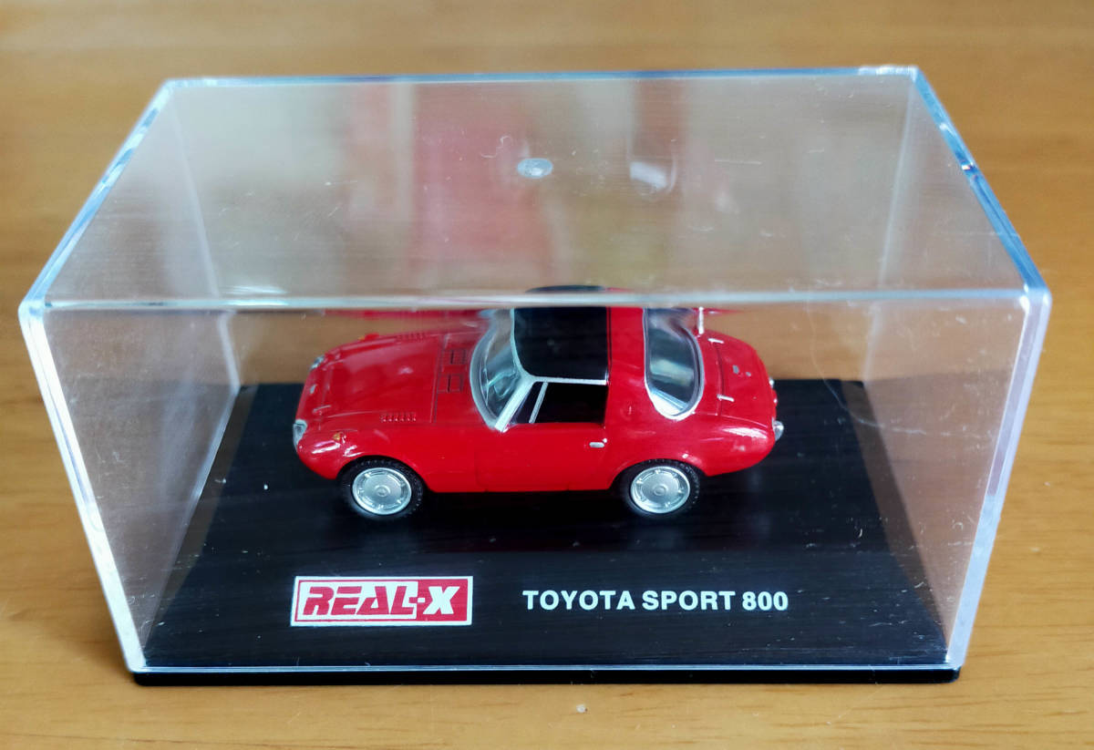 REAL-X トヨタカー ヒストリーズコレクション 2nd TOYOTA S800 Red/Black拍卖