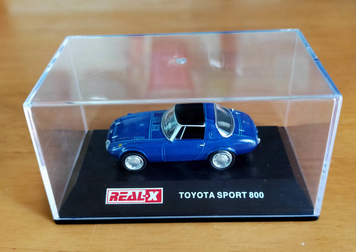REAL-X トヨタカー ヒストリーズコレクション 2nd TOYOTA S800 Blue/Black拍卖