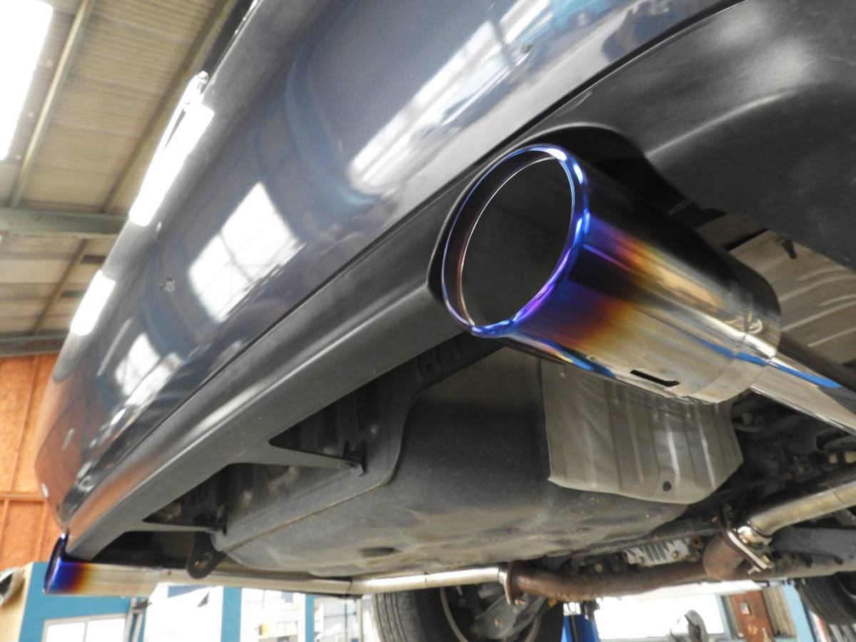 【送料無料】 17マジェスタ UZS177 マフラー リアピース ストレート チタンテール拍卖