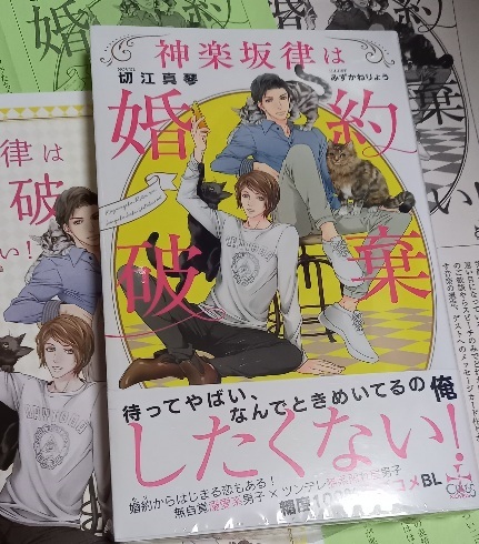 激レア/ SS2+小冊子+帯付「神楽坂律は婚約破棄したくない!」切江真琴/みずかねりょう拍卖