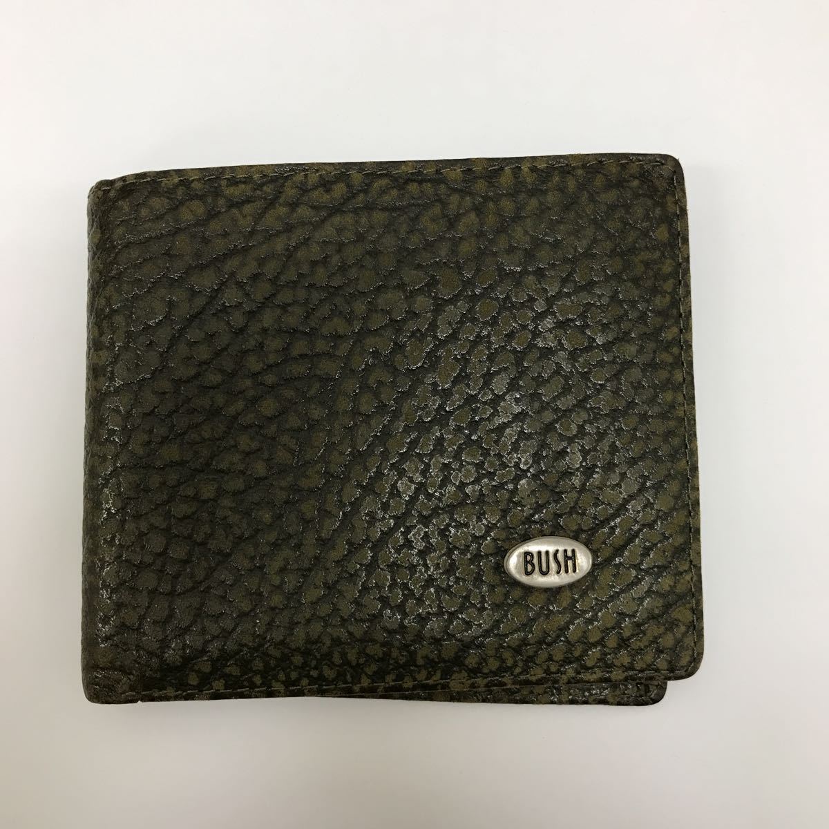 33167 0224Y BUSH カンガルー 二つ折り財布 カンガルー革拍卖