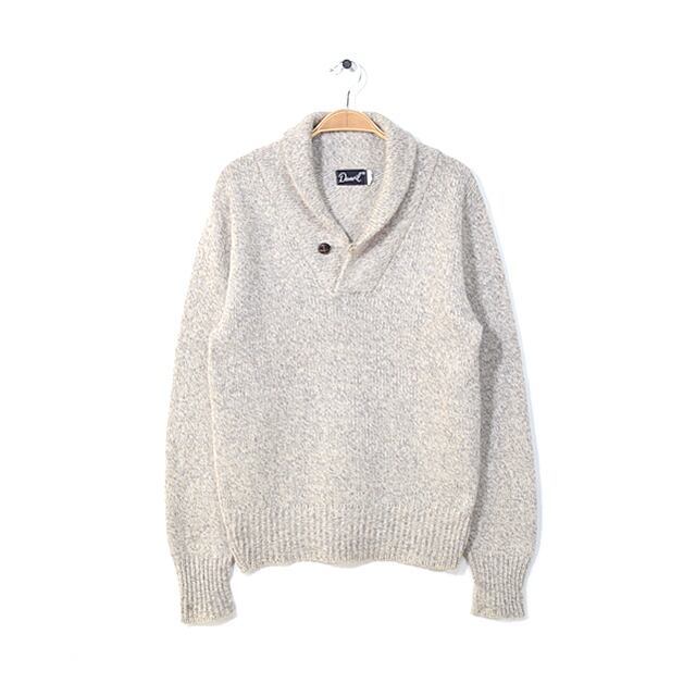 【送料無料】 70S DANVIL ショールカラー ウールセーター ヴィンテージ 厚手ニット メンズM相当 古着 @CH0979拍卖