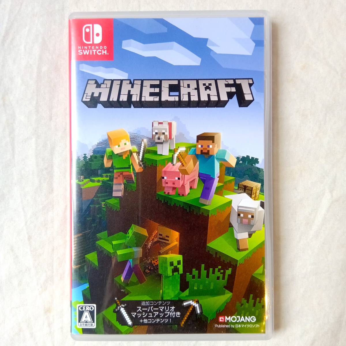 ほぼ新品 マインクラフト ニンテンドースイッチ ソフト MINECRAFT マイクラ拍卖