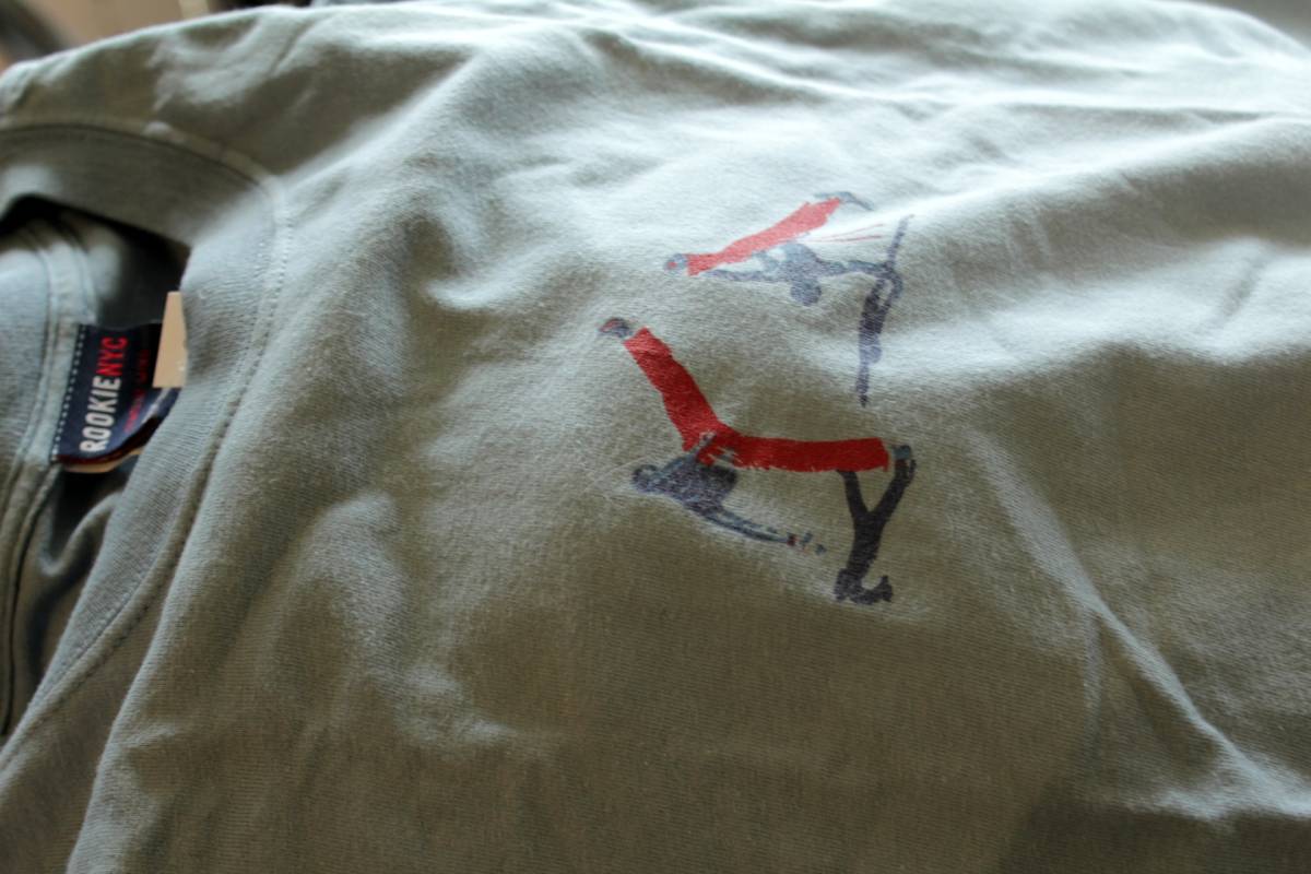 ★新古品/ ROOKIE NYC☆半袖TシャツLsize サックス☆ルーキー拍卖