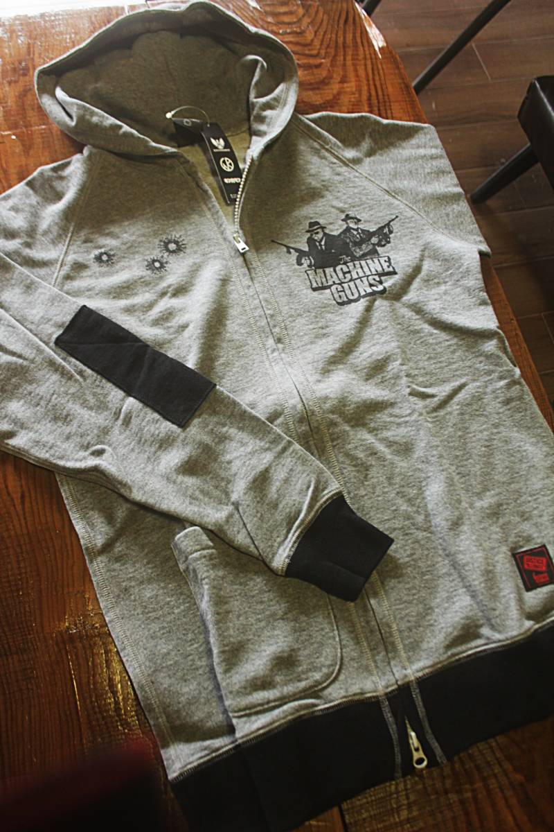 キン肉マン★ マシンガンズスウェットZipパーカー新M mixGY# SALE!★大特価拍卖