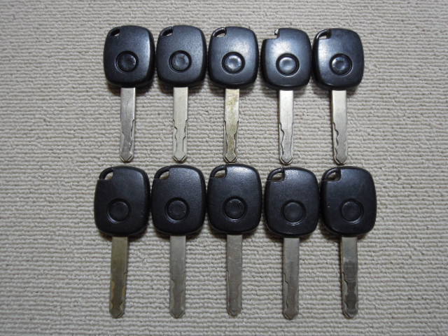 ホンダ 1ボタン キーレス 中古 作動未確認 10個 セット V刻印4個 N刻印4個 H刻印1個 刻印無し1個 A0954拍卖