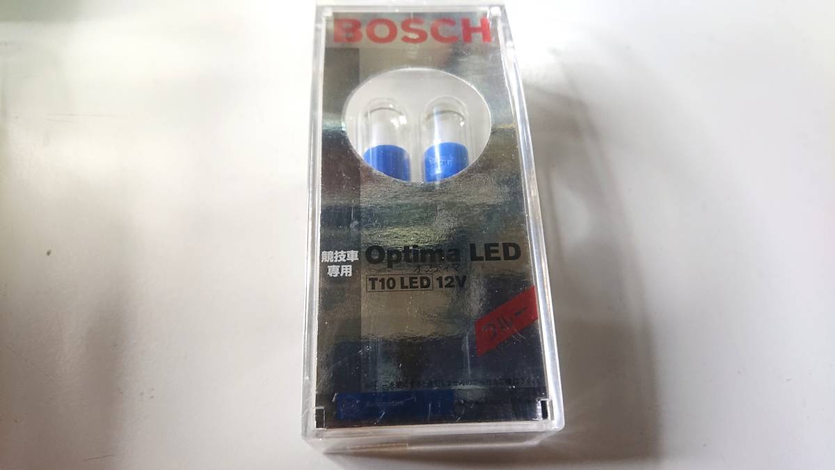 BOSCH ボッシュ Optima オプティマ T10 LED 12V用 ブルー 競技車専用 未開封 未使用 拍卖