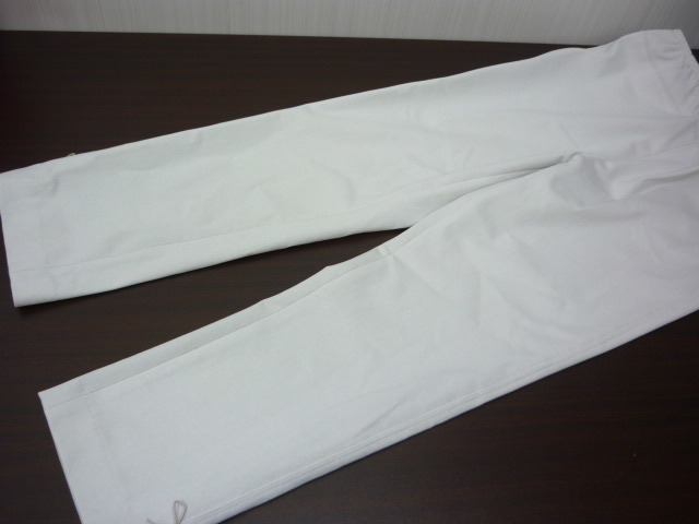 未使用 Jolie Robe ジョリーローブ レディース パンツ 7 ウエストゴム 薄手 ベージュ ライトグレー系 ティム ストレッチ (79)拍卖