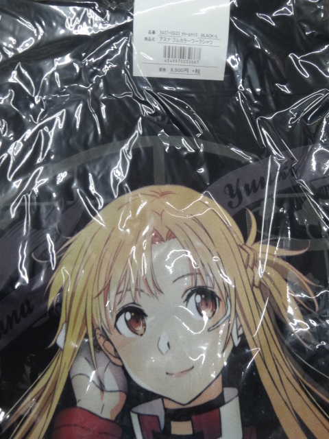 正規品 コスパ 劇場版 ソードアート・オンライン -オーディナル・スケール- SAO アスナ フルカラーワークシャツ Lサイズ拍卖