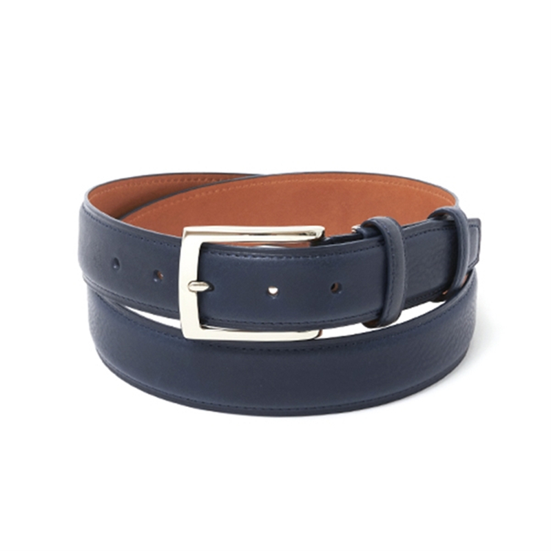 ベルト 日本製 ネイビー メンズ ウェスト100cm対応 国内生産 本革 カット対応 nostroatout ノストロアトゥー NAB-0100118拍卖