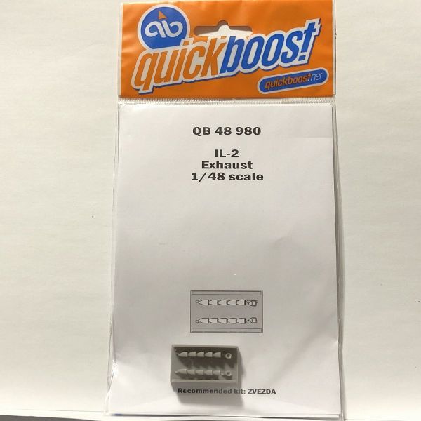 QB48980 Quick boost 1/48 IL-2 Exhaust イル2 排気 レジンパーツ PM03拍卖
