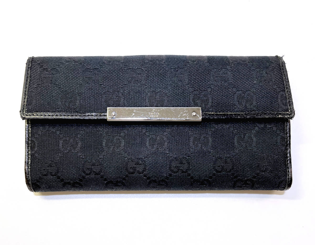 GUCCI グッチ レディース GGキャンバス 長財布(中古品)拍卖