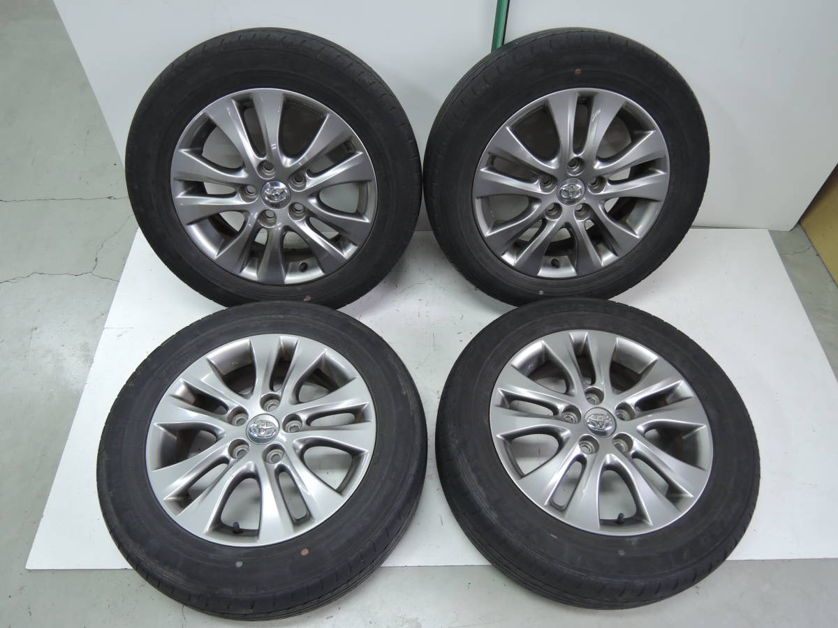 即決あり ヴォクシー トヨタ純正 アルミホイール 4本セット 16インチ 6J PCD114.3 +50 グッドイヤー 205/60R16 19年製 ZRR70W ZS 煌拍卖