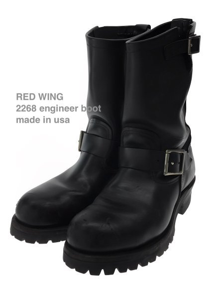 TK 希少 『秀逸カスタム』 RED WING エンジニアブーツ 2268 ビブラムソール レッドウィング 米国製 USA製拍卖