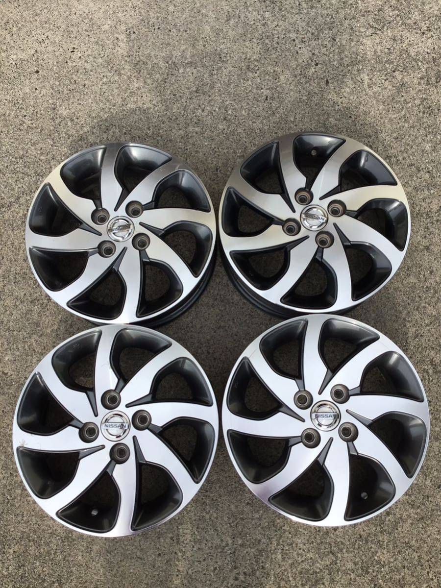 NISSAN ルークス純正アルミホイール 14×4.5J+50 100- 4H 中古品4本拍卖