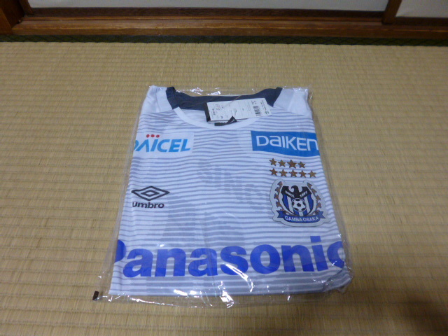 ガンバ大阪 2019 ユニフォーム アウェイ 半袖レプリカ XAーXB 未開封 送料込 アンブロ拍卖