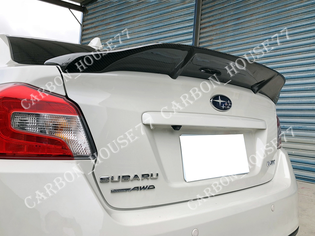 ★SUBARU VA系 WRX STI セダン 前期/後期 カーボン リア トランク スポイラー2015-現行☆拍卖