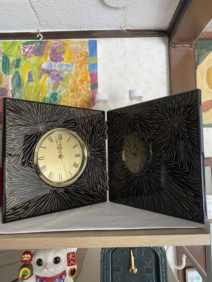 既決 置時計 置き時計 高さ22cm拍卖