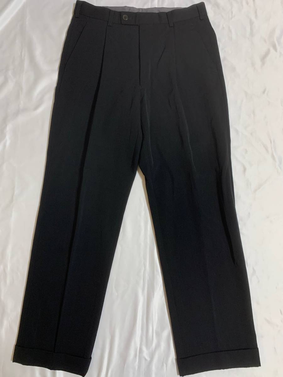 Jean Paul GAULTIER objet ジャンポールゴルチエ ゴルチェ 黒 スラックス パンツ ズボン ボトムス スーツパンツ archive pants拍卖