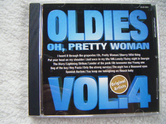 CD*OLDIES/OH,PRETTY WOMAN/VOL4/オリジナルアーティスト/ヘイ・ポーラ。ミスター・ロンリー。ドッグ・オブ・ベイ。他20曲拍卖