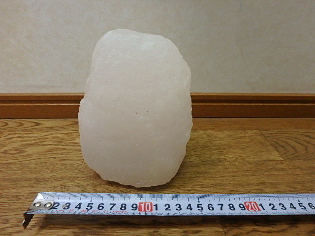 80s302 岩塩 ランプ 岩塩のみ ホルダー 約2.7kg ① (北海道・沖縄・離島は発送不可)拍卖