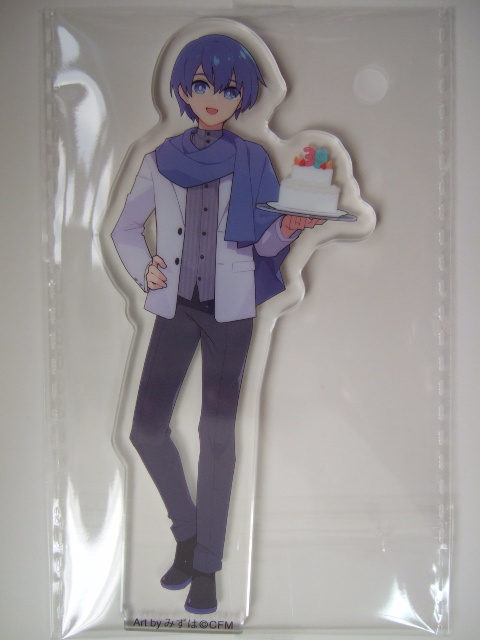 タイトーくじ KAITO 39の日 記念くじ D賞 描き下ろし クリアスタンド 230311 アクスタ アクリルスタンド はつねみく ミクの日 初音ミク拍卖