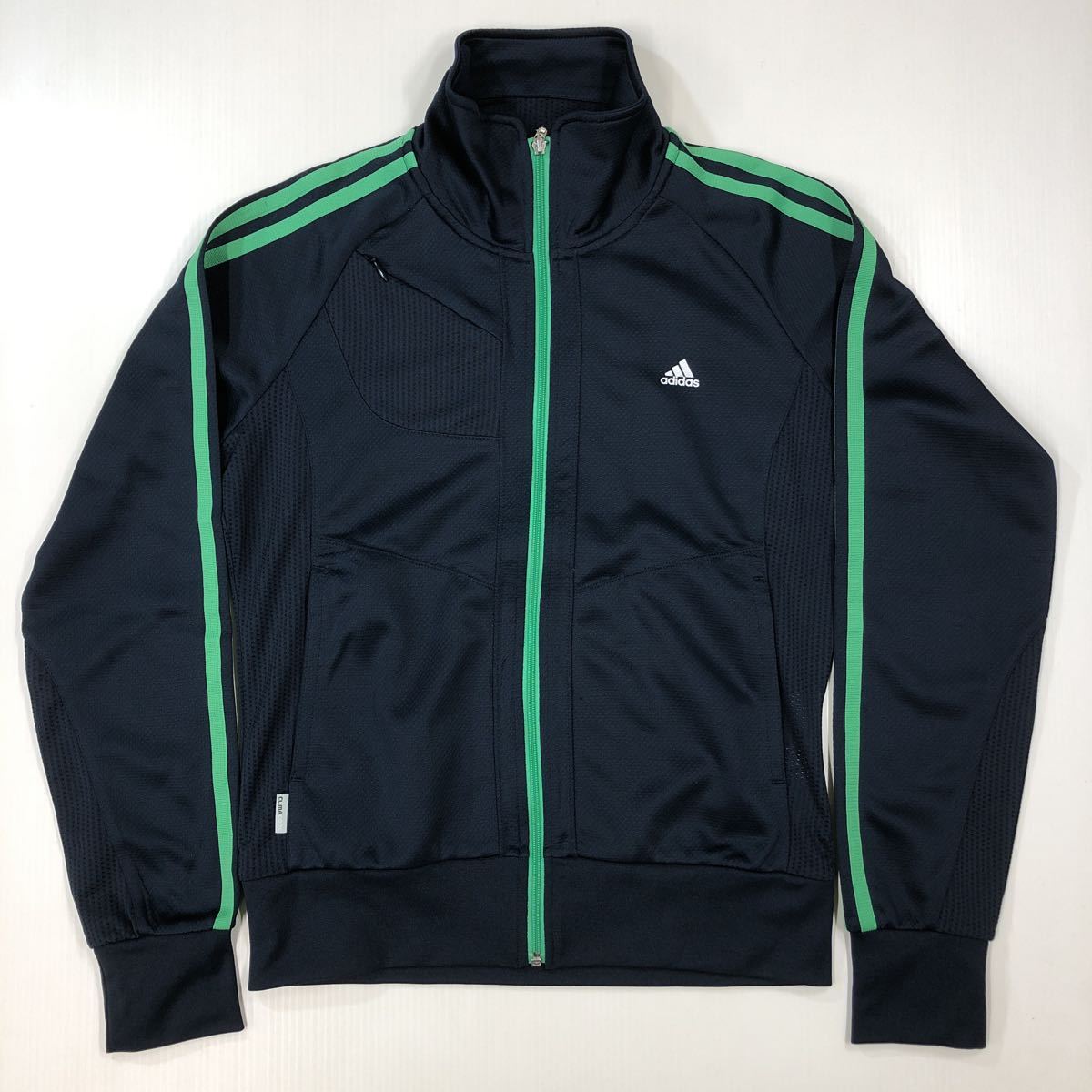 adidas アディダスジャージ トラックジャケット 3本ライン CLIMA365 レディース メッシュ Sサイズ 23-157a拍卖