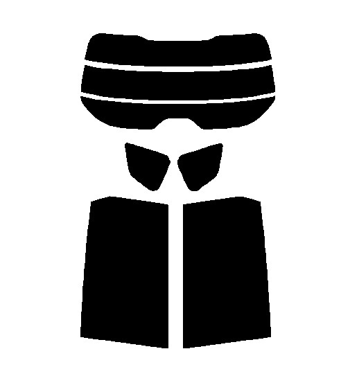 ダークスモーク 13% エクストレイル (X-TRAIL) T32 カット済みカーフィルム リヤーセット拍卖