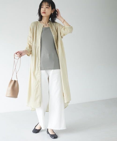 送料無料 CRAFT STANDARD BOUTIQUE ピンタック ブリッジ ワンピース拍卖