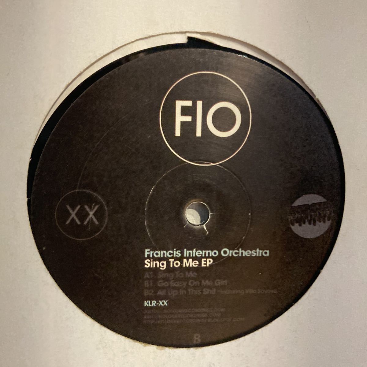 Francis Inferno Orchestra - Sing To Me EP拍卖