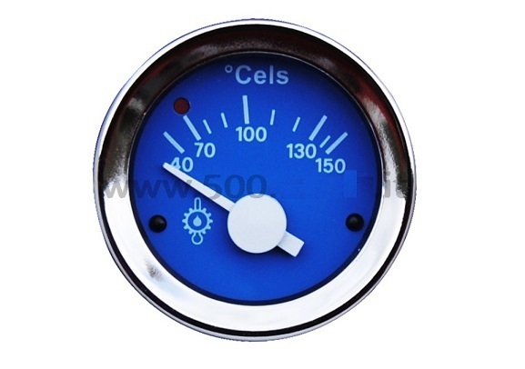 Fiat 500 フィアット アバルト Abarth 油温計 青 ブルー オイルメーター 梱包サイズ60拍卖