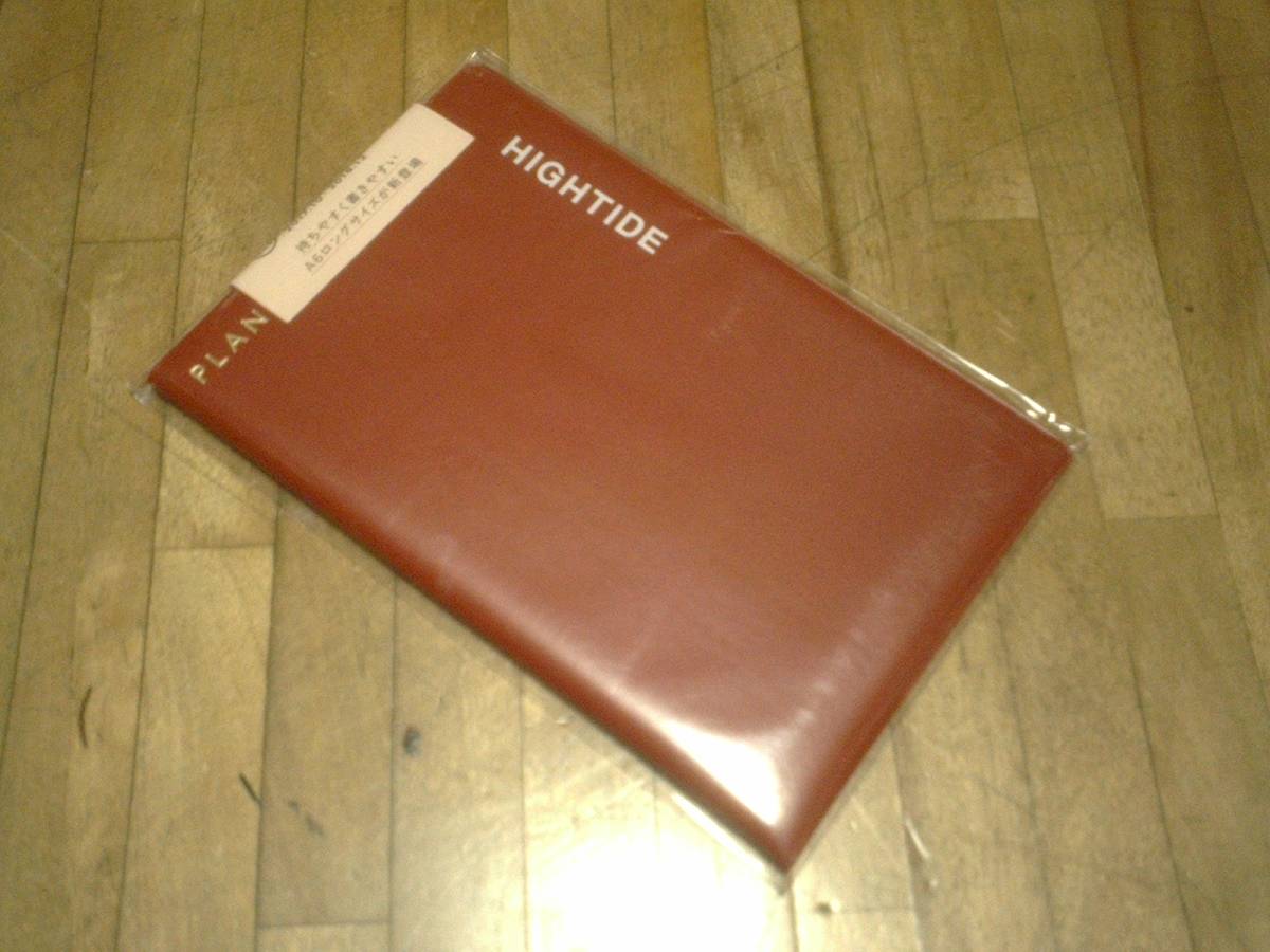 ハイタイド 手帳 2018年 ★ マンスリー A6 ロング アーロン レッド拍卖