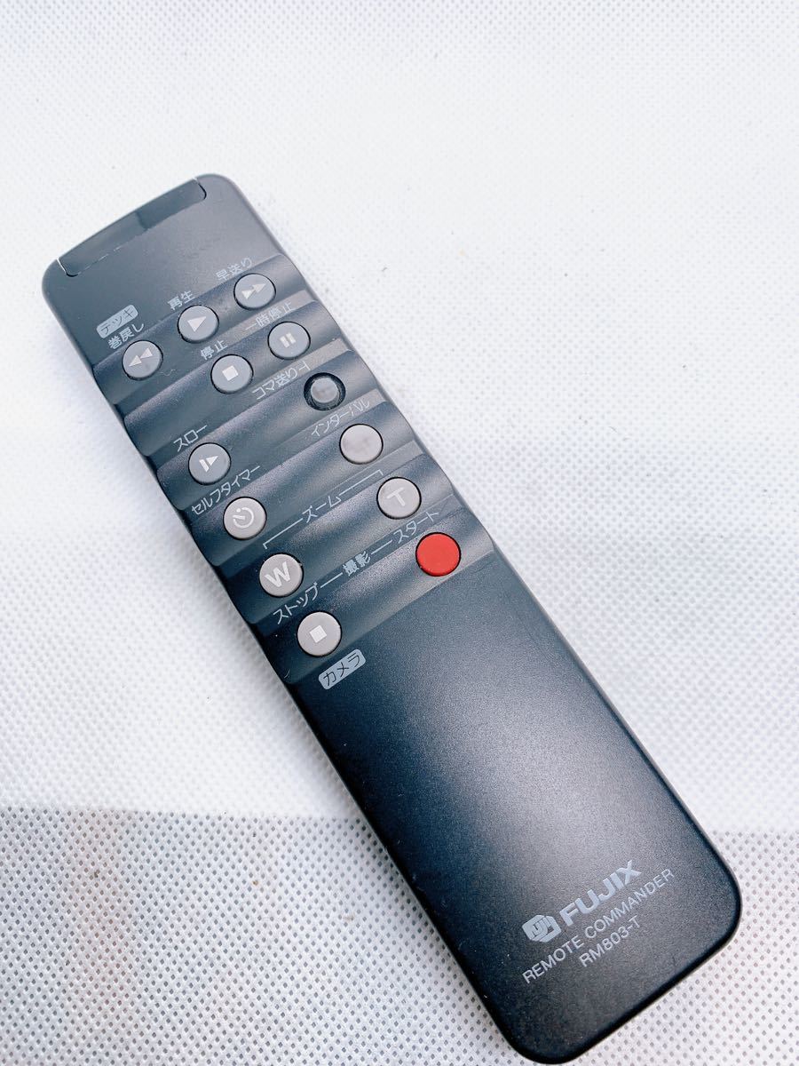FUJIX ビデオカメラ 用 リモコン 『 RM803-T 』 MWCM-3003S 【動作確認品】 除菌済み 140拍卖
