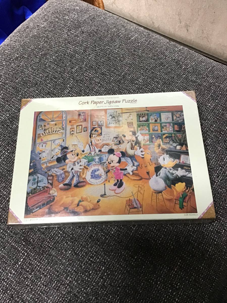未開封 未使用 未組立 ディズニー テンヨー ニューオーリンズ ジャズバンド 500ピース ミッキーマウス コルクペーパー ジグソー パズル拍卖