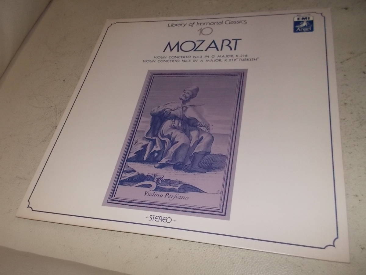 アナログ・プレス!メニューインVn【モーツァルトVn協奏曲第3番、5番】拍卖