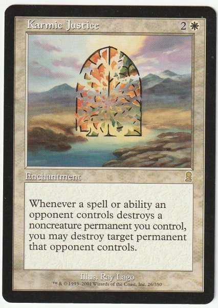 ODY 霊体の正義/Karmic Justice 英語1枚拍卖