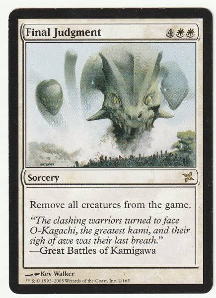 BOK 最後の裁き/Final Judgment 英語1枚拍卖