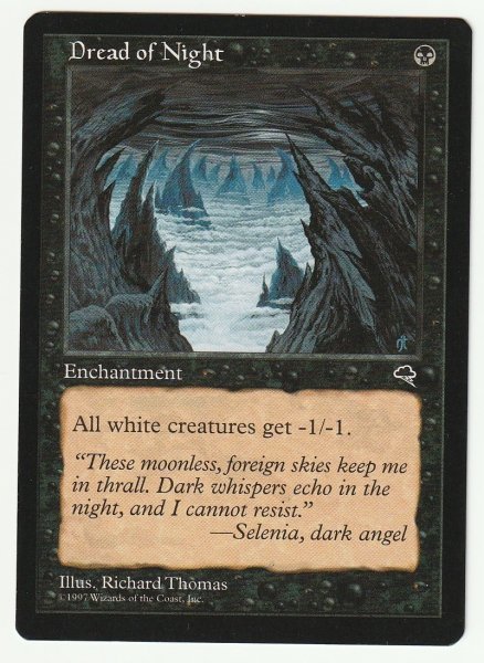 TMP 夜の戦慄/Dread of Night 英語1枚拍卖