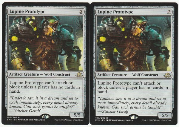 EMN 狼の試作機/Lupine Prototype 英語2枚セット拍卖