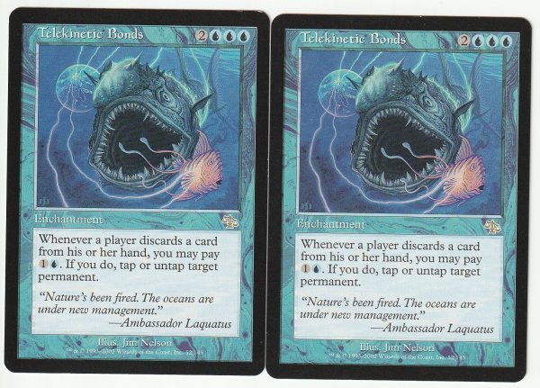 JUD 念動の結合/Telekinetic Bonds 英語2枚セット拍卖