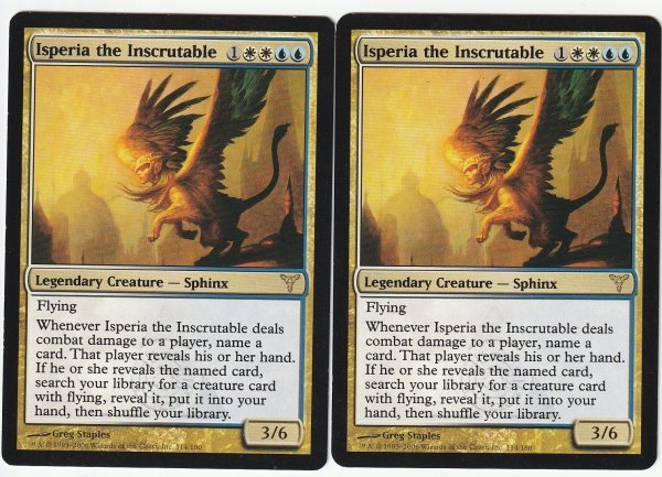 DIS 不可解なるイスペリア/Isperia the Inscrutable 英語2枚セット拍卖